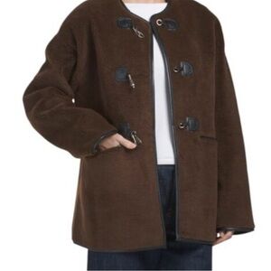 Rebecca MINKOFF  Brown Toggle Coat 🧥